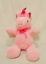 Unicorn Pink Dan Dee Plush Stuffed Animal 15.5&quot; Collector&#39;s Choice Sitting 2019 - £14.88 GBP