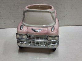 1989 Mary Kay Pink Cadilac Mug with Moveable Wheels by Applause, Novelty Rolling - £27.24 GBP