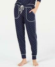 Jenni by Jennifer Moore Knit Jogger Pajama Pants, XS/Spaced Dots - £17.62 GBP