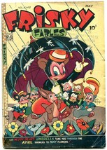 Frisky Fables Vol. 4 #2 1948- Al Fago cover- Golden Age Funny Animals VG- - £33.13 GBP