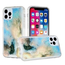 Vogue Epoxy Glitter Hybrid Case Cover For iPhone XR 6.1″ MARBLE D - £6.12 GBP