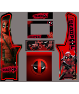 AtGames Legends Ultimate ALU Deadpool Design Arcade Cabinet vinyl side Art - $130.50+