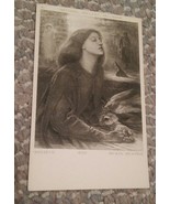 015 VTG Postcard National Gallery Millbank Rossetti 1279 Beata Beatrix U... - £4.71 GBP