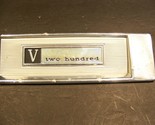 1964 VALIANT TWO HUNDRED DASH TRIM OEM  - $71.99