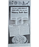 1941 PILLSBURY THRIFT STARS BEST XXXX FLOUR - PIE -Vintage Print Ad-WWII - $15.16 CAD