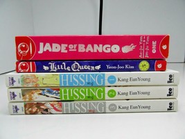 5 Fantasy Romance Drama Manwha Graphic Novels Hissing Jade of Bango Little Queen - £12.58 GBP
