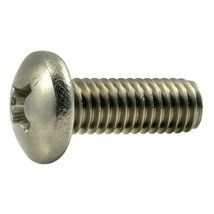 3/8&quot;-16 x 1&quot; 18-8 Stainless Phillips Pan Head Machine Screws (10 pcs.) - $15.45