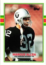 1989 Topps Marcus Allen Los Angeles Raiders #267 - £1.55 GBP