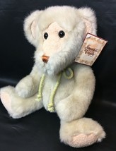 RARE Snuggly &amp; Cuddly Teddy Bear Plush T. L.Toys Ivory White Stuffed Ani... - $59.00