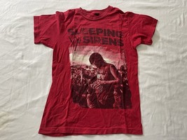 Sleeping With Sirens Red Tee T-Shirt Youth Large - £3.82 GBP