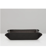 WOLF Blake Leather Coin Travel Tray Black-Grey 305702 - £38.49 GBP