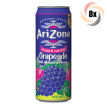 8x Cans Arizona Grapeade All Natural Grape Flavors 23oz ( Fast Free Ship... - $32.73