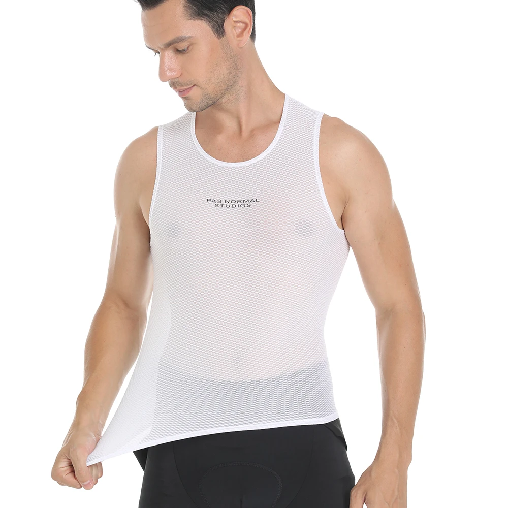 Sporting PNS Men Cycling Base Layers Cycle Undershirt Sporting Vest White Cyclin - £29.46 GBP