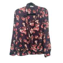 WEST K Stitch Fix Floral Surplice High Low Blouse Size XL Work Casual Go... - £13.00 GBP