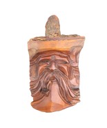 Hand Carved Black Forest Face Old Man Tree Spirit Wall Hanging Oberammergau - $108.29 CAD