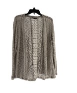 Style &amp; Co. Small Cardigan Sweater Open Front Long Sleeve Lace Panel NWT - €12,37 EUR
