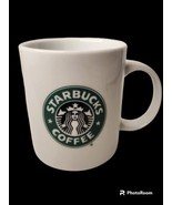  Starbucks 1999 Coffee Mug Cup White Classic Green Mermaid Logo - £7.75 GBP