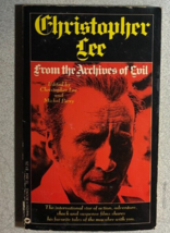 From The Archives Of Evil Editor Christopher Lee (1976) Warner Paperback 1st Vg - £15.81 GBP