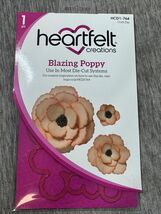 Heartfelt Creations Blazing Poppy Craft Die HCD1-764 Flower Cutting 5.75... - $19.79 Heartfelt Creations Blazing Poppy Craft Die HCD1-764 Flower Cutting 5.75... - $19.79