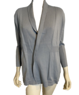 Emerson &amp; Zoe Petite Lightweight Slate Blue Open Cardigan Size PS, NWT - $32.87 CAD