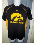 Iowa Hawkeyes Under Armour Heat Loose SS Multi-Color Shirt Size S Men&#39;s EUC - £16.09 GBP