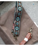 PRETTY SIMPLE Brand Slouchy Hobo Crossbody Bag With 2 Straps washed Brow... - €25,32 EUR