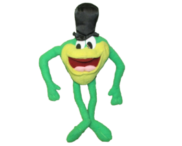 Looney Tunes Michigan J Frog 10&quot; Plush Stuffed Animal Green Black Satin Top Hat - £9.06 GBP