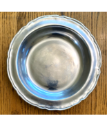 Vintage Wilton RWP Queen Anne Columbia Pa. Pewter 11&quot; Serving Bowl Shallow - $369.89 MXN