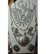 Vintage SARAH COVENTRY Silver-tone Jewelry Lot - Necklaces Earrings, Bro... - $173.25