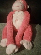 Pink Animal Alley Monkey Soft Toy Approx 12&quot; - $13.50