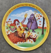 4  McDonald&#39;s Action Series 10&quot; Seasons Plates by Lexington 1977 Kitchen... - £54.37 GBP