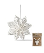 TAG Paper Snowflake Hanging Décor, Alpine (G12274) Set Of One 18” Snowflake - £21.11 GBP