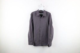 Lululemon Mens Size Small Commission Collared Long Sleeve Button Shirt Gray - $64.30