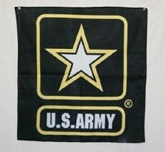 22&quot;X22&quot; Black U.S. Army Strong Star Military Bandana - $14.99