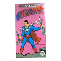 Cartoon Favorites Superman VHS - Volcano Magnetic Telescope Bulleteers *New - £6.38 GBP