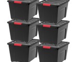 IRIS USA Plastic Storage Bin Tote Organizing Container with Durable Lid ... - £133.71 GBP