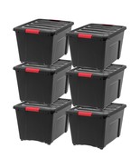 IRIS USA Plastic Storage Bin Tote Organizing Container with Durable Lid ... - £133.21 GBP