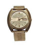 Vintage Seiko 7006-7029 Automatic Men&#39;s Wrist Watch Gold Tone Day/Date 1... - $2,310.39 MXN