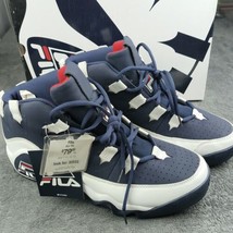 Fila The 95 Grant Hill Size 12 1VB90071-464 White On Blue New With Tag Box Repop - £164.42 GBP