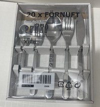 Brand New IKEA FORNUFT Stainless Steel Cutlery 20 Piece Set 900.430.76 New! - £20.00 GBP
