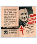 1945 Tuberculosis Pamphlet George Brown &quot;A Family Affair&quot; - $19.00 CAD
