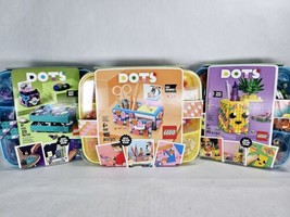 New! Lot of 3 LEGO DOTS Sets - Secret Box, Desk Organizer &amp; Pencil Holder - £49.17 GBP