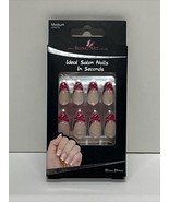 Bling Art 24 Acrylic Salon Quality False Nails-Medium BD9 6LX - $146.41 MXN