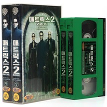 The Matrix Reloaded (2003) Korean VHS Rental [NTSC] Korea Matrix 2 - £35.48 GBP