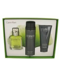 Calvin Klein Eternity Cologne 3.4 Oz Eau De Toilette Spray Gift Set - £79.89 GBP