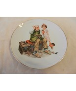 1986 The Cobbler Norman Rockwell Collector Plate 6.625&quot; (H1) - £31.60 GBP