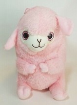 Nanco Belly Buddies Pink Lamb Fat Soft Plush 11.5in Glitter Eyes 02720 - £13.16 GBP