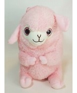 Nanco Belly Buddies Pink Lamb Fat Soft Plush 11.5in Glitter Eyes 02720 - £13.25 GBP