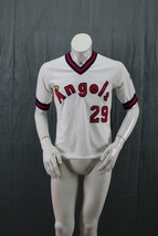 California Angels Jersey (VTG) - Rod Carew # 29 Home White - Men's Small - $125.00