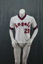 California Angels Jersey (VTG) - Rod Carew # 29 Home White - Men&#39;s Small - £98.29 GBP